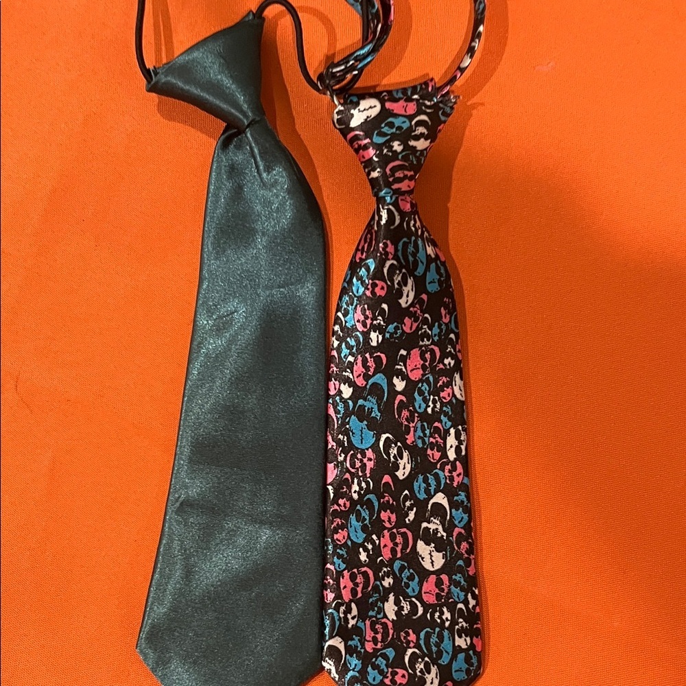 6/$25Stylish Teal and Multicolor Dogs ties Bag NWOT - Picture 8 of 11